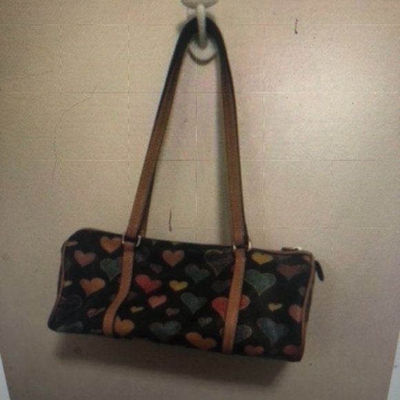 Dooney and Bourke Heart Barrel Bag - Picture 3 of 4